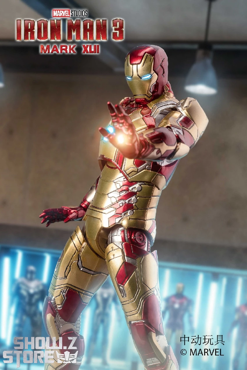 ZT Toys Marvel Licensed 1/10 Iron Man Mark 42 W/ LED 8 ZT Toys Marvel Licensed 1/10 Iron Man Mark 42 W/ LED - Image 8