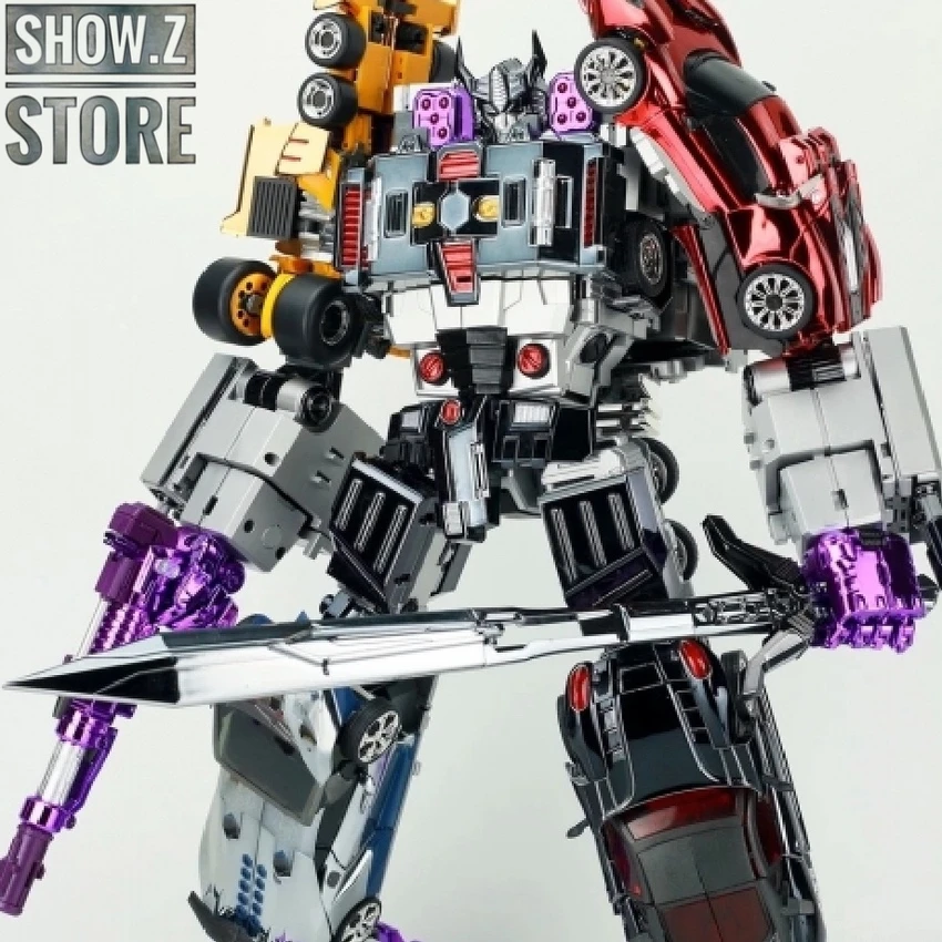 TransFormmission Havoc Menasor Combiner Set Of 5 Chrome Version 2 TransFormmission Havoc Menasor Combiner Set Of 5 Chrome Version - Image 2