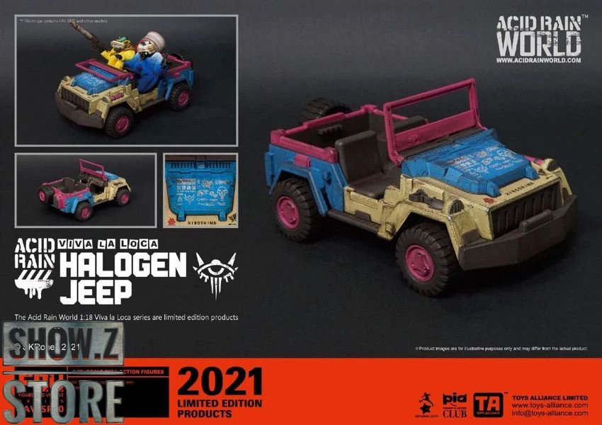Toys Alliance Acid Rain 1/18 FAV-SP20 Viva La Loca Halogen Jeep 3 Toys Alliance Acid Rain 1/18 FAV-SP20 Viva La Loca Halogen Jeep - Image 3
