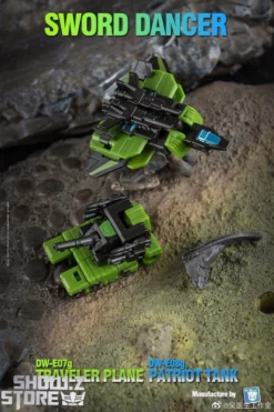 Dr.Wu Sword Dancer Slamdance DW-E07G Traveler Plane Raindance & DW-E08G Patriot Tank Grandslam Set Of 2 Green Version -SHOW.Z STORE Sales Store 18befd777d