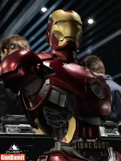 [Pre-Order] Queen Studio 1/1 Marvel Licensed Iron Man Mark 3 Bust Statue -SHOW.Z STORE Sales Store 2e0785907d