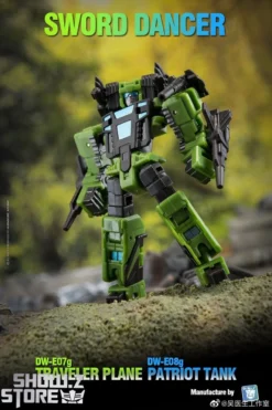 Dr.Wu Sword Dancer Slamdance DW-E07G Traveler Plane Raindance & DW-E08G Patriot Tank Grandslam Set Of 2 Green Version -SHOW.Z STORE Sales Store 3bb1707baf