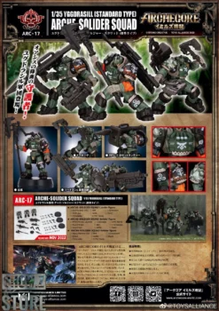 Toys Alliance 1/35 ARC-17 Yggdrasill Arche-Soilder Squad Standard Type Set Of 3 -SHOW.Z STORE Sales Store 3f38cca180