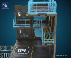 FreshRetro 1/18 1/24 SIB04 Scene In Box Fortifications-B Model Kit -SHOW.Z STORE Sales Store 3fbf6ca35c