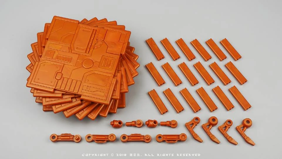 Wild Kids Display Bases 10 Pieces & 2 Robotic Arms & 18 Connector (Orange, Purple) 2 Wild Kids Display Bases 10 Pieces & 2 Robotic Arms & 18 Connector (Orange, Purple) - Image 2