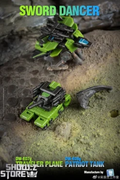 Dr.Wu Sword Dancer Slamdance DW-E07G Traveler Plane Raindance & DW-E08G Patriot Tank Grandslam Set Of 2 Green Version -SHOW.Z STORE Sales Store 44f33cad11