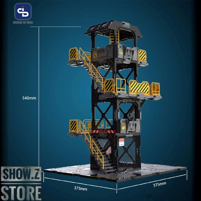 FreshRetro 1/18 1/24 SIB01 Scene In Box Watchtower Model Kit 1 FreshRetro 1/18 1/24 SIB01 Scene In Box Watchtower Model Kit