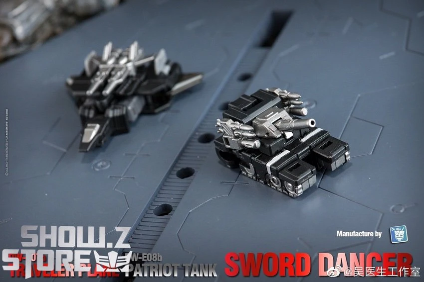 Dr.Wu Sword Dancer Slamdance DW-E07B Traveler Plane Raindance & DW-E08B Patriot Tank Grandslam Set Of 2 Black Version 4 Dr.Wu Sword Dancer Slamdance DW-E07B Traveler Plane Raindance & DW-E08B Patriot Tank Grandslam Set Of 2 Black Version - Image 4