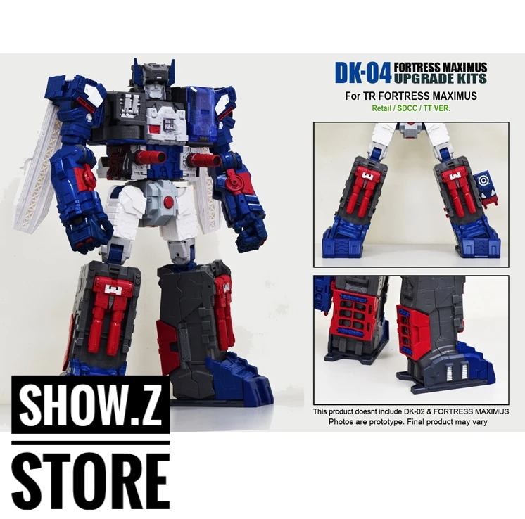 DNA Design DK-04 Fortress Maximus Foot Upgrade Kit 1 DNA Design DK-04 Fortress Maximus Foot Upgrade Kit
