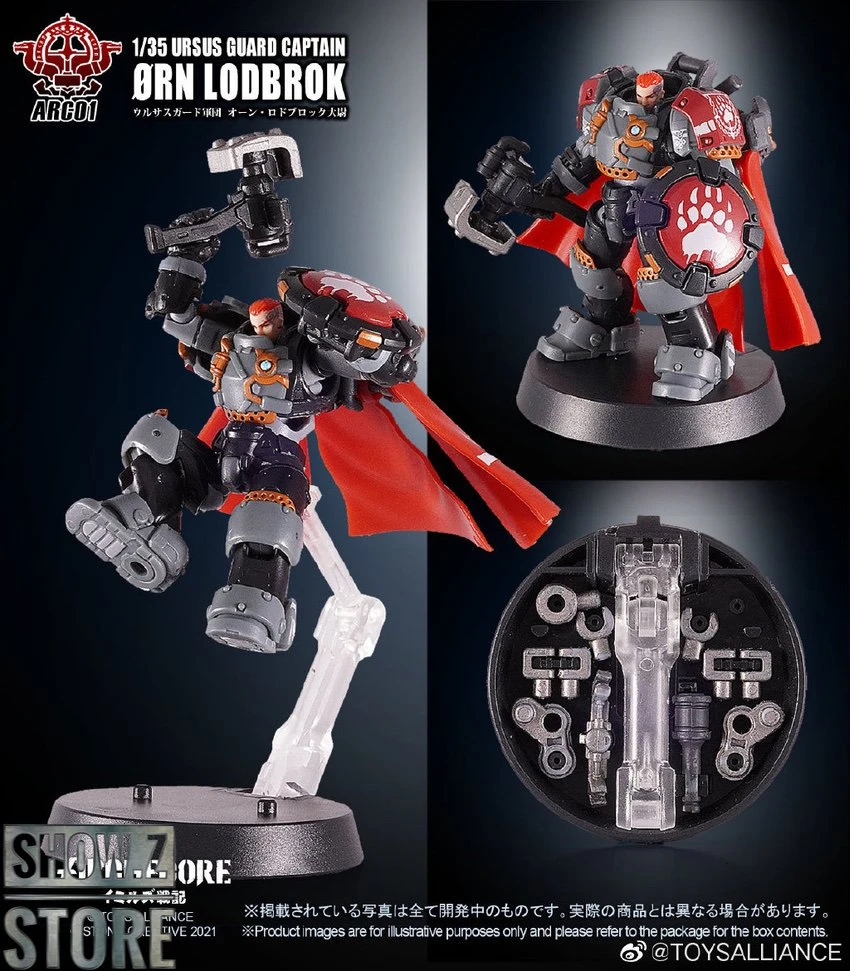 Toys Alliance ARC-01 Ursus Guard Captain Ørn Lodbrok 13 Toys Alliance ARC-01 Ursus Guard Captain Ørn Lodbrok - Image 13