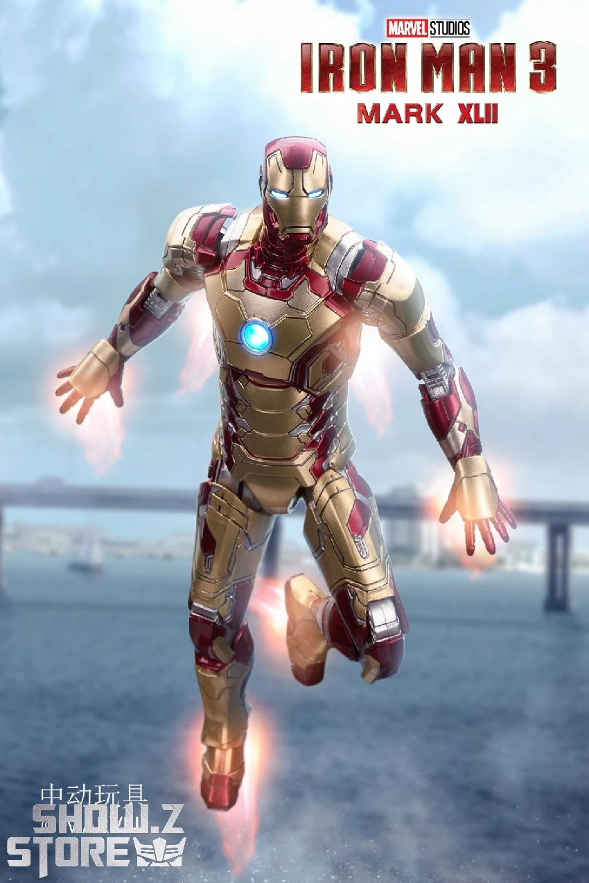 ZT Toys Marvel Licensed 1/10 Iron Man Mark 42 W/ LED 10 ZT Toys Marvel Licensed 1/10 Iron Man Mark 42 W/ LED - Image 10