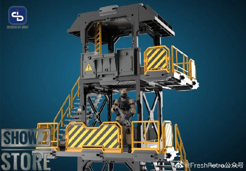 FreshRetro 1/18 1/24 SIB01 Scene In Box Watchtower Model Kit 3 FreshRetro 1/18 1/24 SIB01 Scene In Box Watchtower Model Kit - Image 3