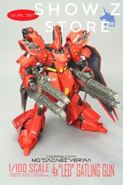 Zhile ZL MG 1/100 4X Sazabi MSN-04 Gatling Gun Add On Kit W/ LED 15 Zhile ZL MG 1/100 4X Sazabi MSN-04 Gatling Gun Add On Kit W/ LED -SHOW.Z STORE Sales Store 8185644d14