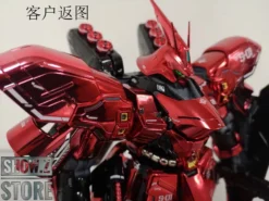 [SZ Custom] Bandai Custom MG 1/100 MSN-04 Sazabi Ver.Ka W/ Custom Electroplated Chrome Painting -SHOW.Z STORE Sales Store 85ef0db6b4