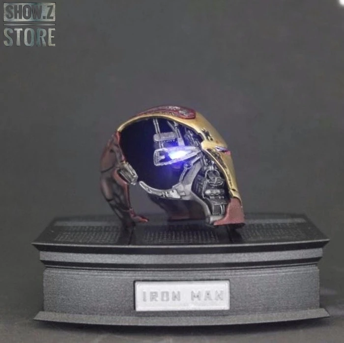 X-Space Studio 1/6 Iron Man MK50 Battle Damaged Helmet /w LED 2 X-Space Studio 1/6 Iron Man MK50 Battle Damaged Helmet /w LED - Image 2