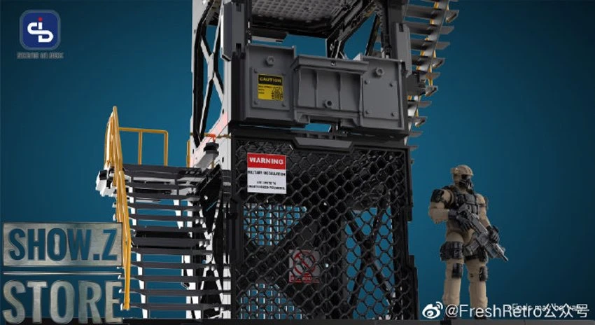 FreshRetro 1/18 1/24 SIB01 Scene In Box Watchtower Model Kit 5 FreshRetro 1/18 1/24 SIB01 Scene In Box Watchtower Model Kit - Image 5