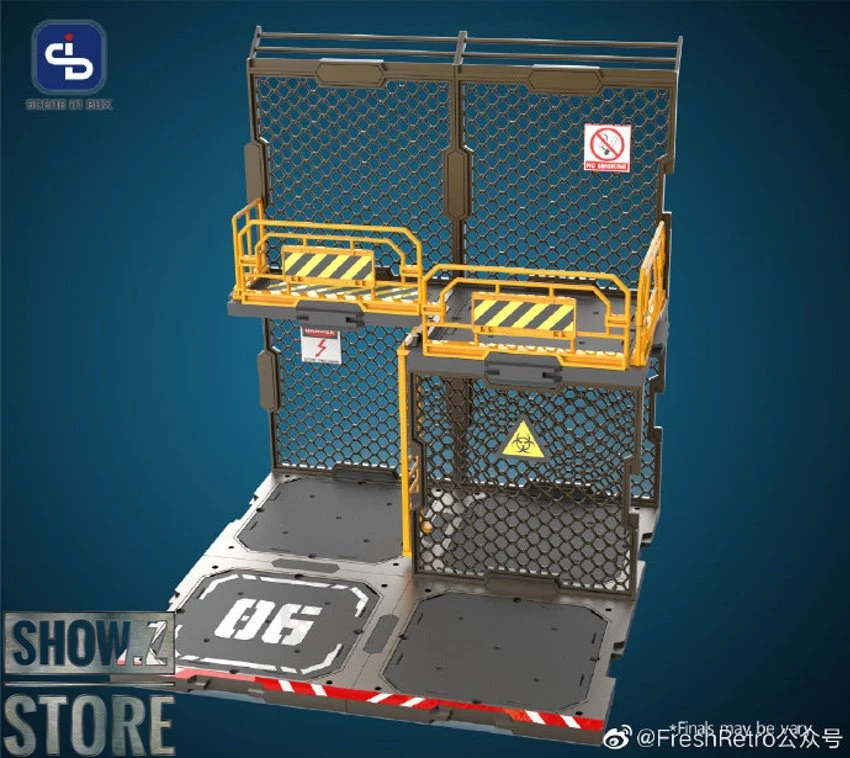 FreshRetro 1/18 1/24 SIB06 Scene In Box Iron Net Base-B Model Kit 6 FreshRetro 1/18 1/24 SIB06 Scene In Box Iron Net Base-B Model Kit - Image 6