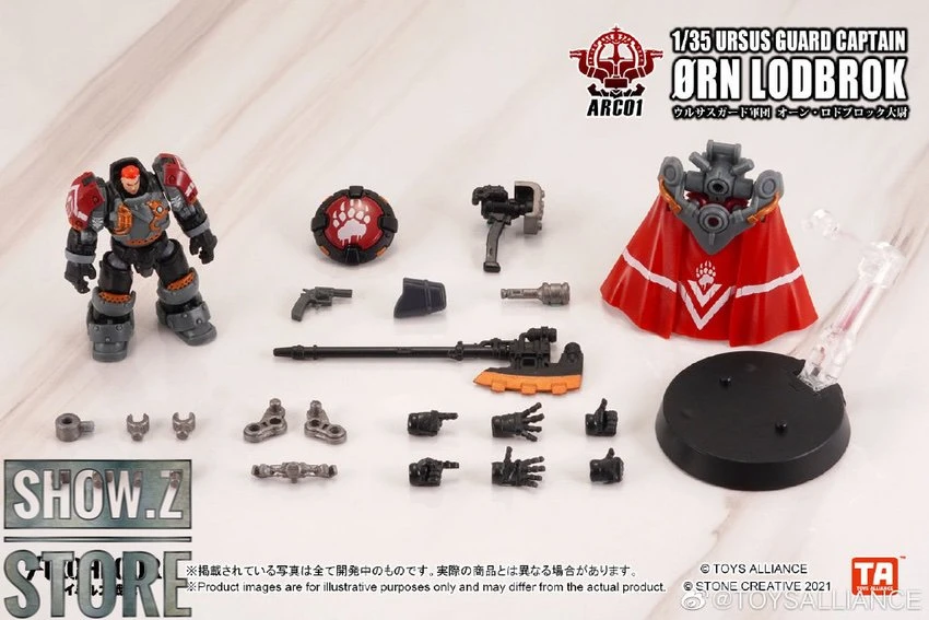 Toys Alliance ARC-01 Ursus Guard Captain Ørn Lodbrok 17 Toys Alliance ARC-01 Ursus Guard Captain Ørn Lodbrok - Image 17