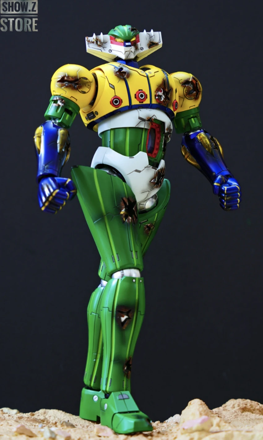 King Arts Diecast Scene Series DFS075 Steel Jeeg Battle Damaged Version 6 King Arts Diecast Scene Series DFS075 Steel Jeeg Battle Damaged Version - Image 6