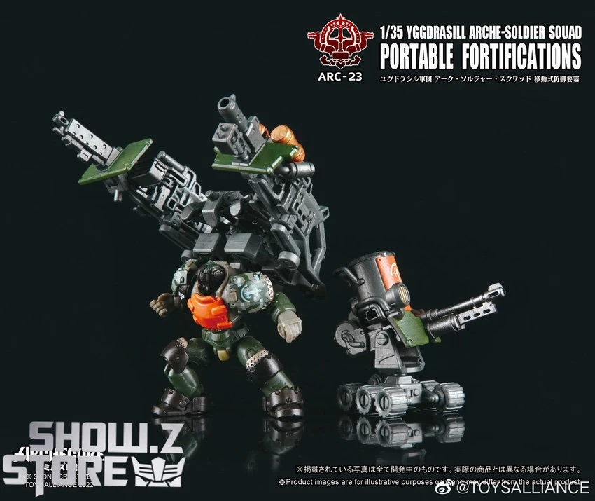 Toys Alliance 1/35 ARC-23 Yggdrasill Arche-Soldier Squad Portable Fortifications 8 Toys Alliance 1/35 ARC-23 Yggdrasill Arche-Soldier Squad Portable Fortifications - Image 8