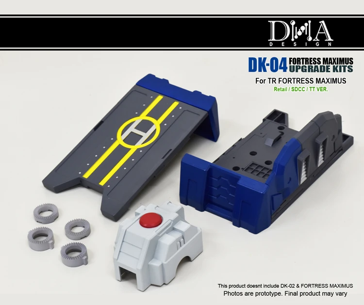 DNA Design DK-04 Fortress Maximus Foot Upgrade Kit 4 DNA Design DK-04 Fortress Maximus Foot Upgrade Kit - Image 4