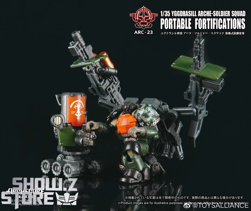 Toys Alliance 1/35 ARC-23 Yggdrasill Arche-Soldier Squad Portable Fortifications 4 Toys Alliance 1/35 ARC-23 Yggdrasill Arche-Soldier Squad Portable Fortifications - Image 4