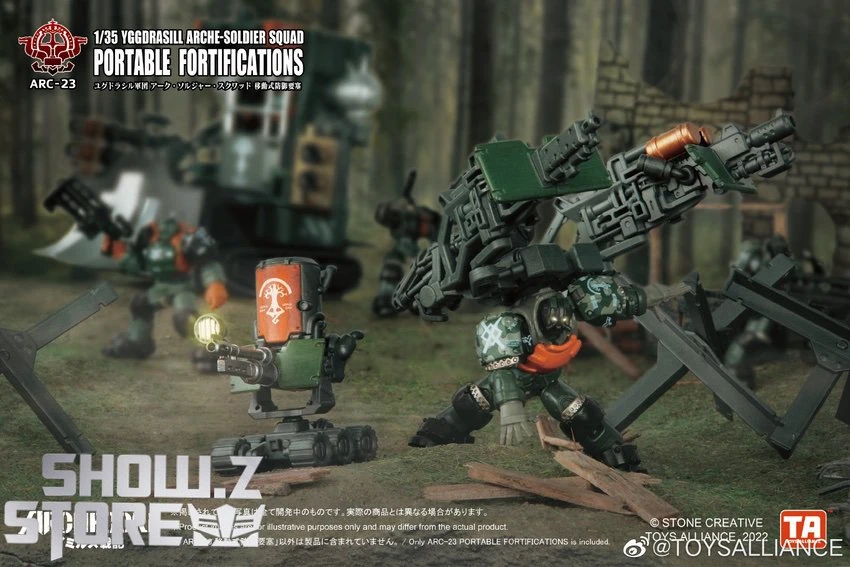 Toys Alliance 1/35 ARC-23 Yggdrasill Arche-Soldier Squad Portable Fortifications 15 Toys Alliance 1/35 ARC-23 Yggdrasill Arche-Soldier Squad Portable Fortifications - Image 15