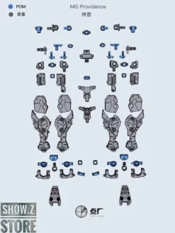 Point Factory Studio PFS02-3 Metal Parts For Bandai MG ZGMF-X13A Providence Gundam -SHOW.Z STORE Sales Store ba26d3a34a