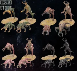 Rihio Multiabyss Alien Beast Series 1/60 Set Of 4 Figures W/ 2 Bases -SHOW.Z STORE Sales Store bd609da874