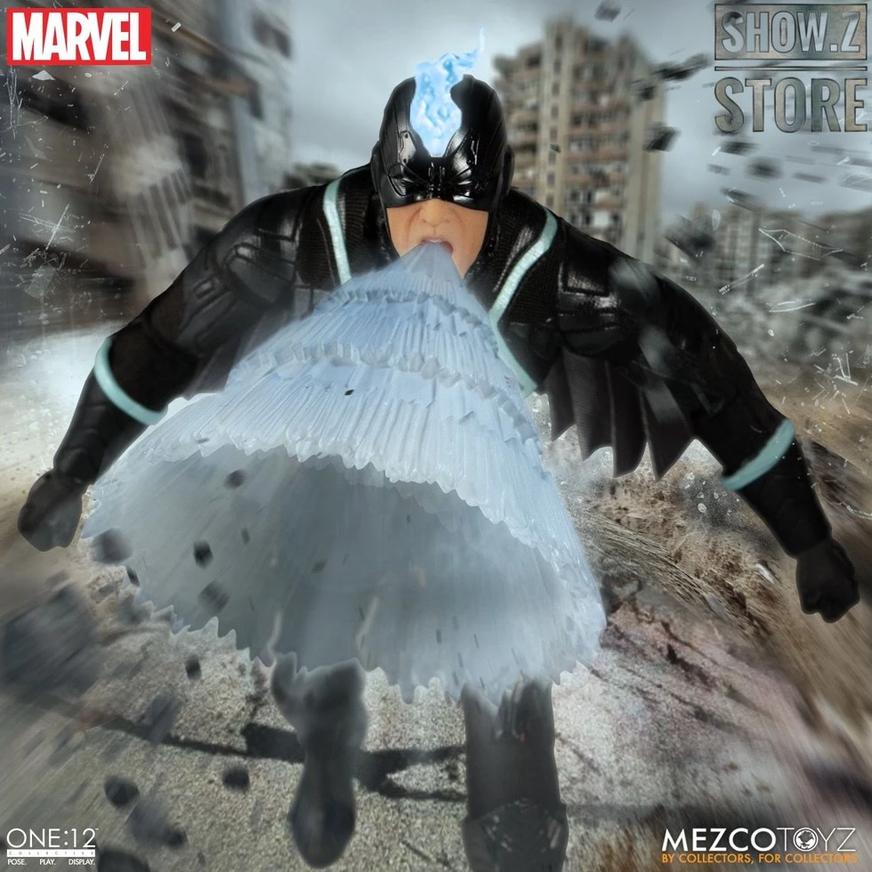 MEZCO Toyz One:12 Black Bolt & Lockjaw Two-Pack 9 MEZCO Toyz One:12 Black Bolt & Lockjaw Two-Pack - Image 9