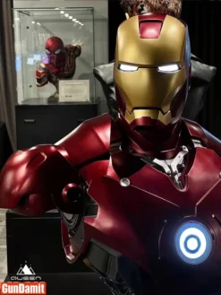 [Pre-Order] Queen Studio 1/1 Marvel Licensed Iron Man Mark 3 Bust Statue -SHOW.Z STORE Sales Store d4a13b8f1a