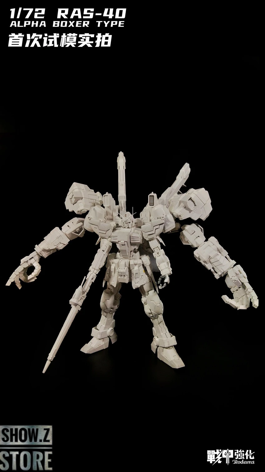 Rodams 1/72 RAS-40 Alpha Boxer RX-78 GP03S Gundam Model Kit Orange Version 8 Rodams 1/72 RAS-40 Alpha Boxer RX-78 GP03S Gundam Model Kit Orange Version - Image 8