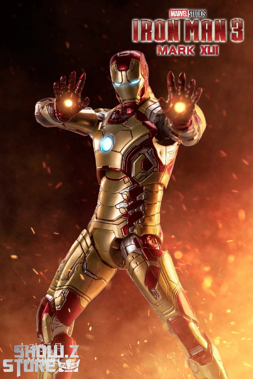 ZT Toys Marvel Licensed 1/10 Iron Man Mark 42 W/ LED 7 ZT Toys Marvel Licensed 1/10 Iron Man Mark 42 W/ LED - Image 7