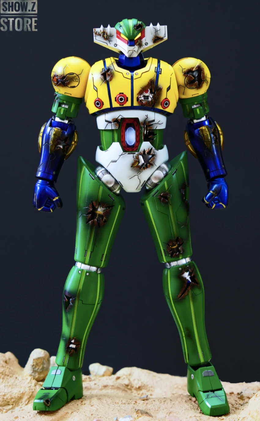 King Arts Diecast Scene Series DFS075 Steel Jeeg Battle Damaged Version 2 King Arts Diecast Scene Series DFS075 Steel Jeeg Battle Damaged Version - Image 2